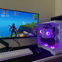 White Gaming Pc Computer 
