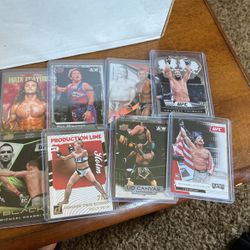 UFC And A Few Wrestling Cards. 🔥🔥🔥