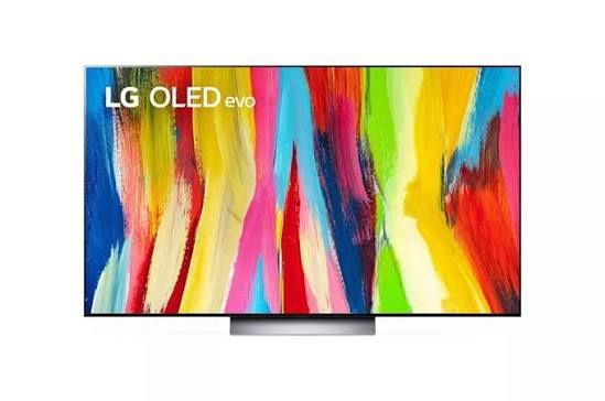LG C2 77” OLED TV with stand (Boxed)