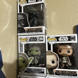 Starwars Funko Pop Lot 3