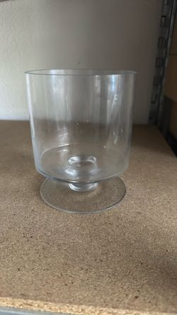 2) 5in Tall Pedestal Vase