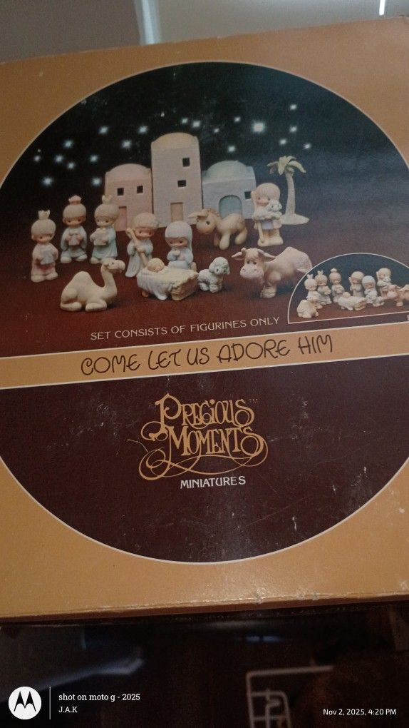 Precious Moments Miniature Nativity Collection