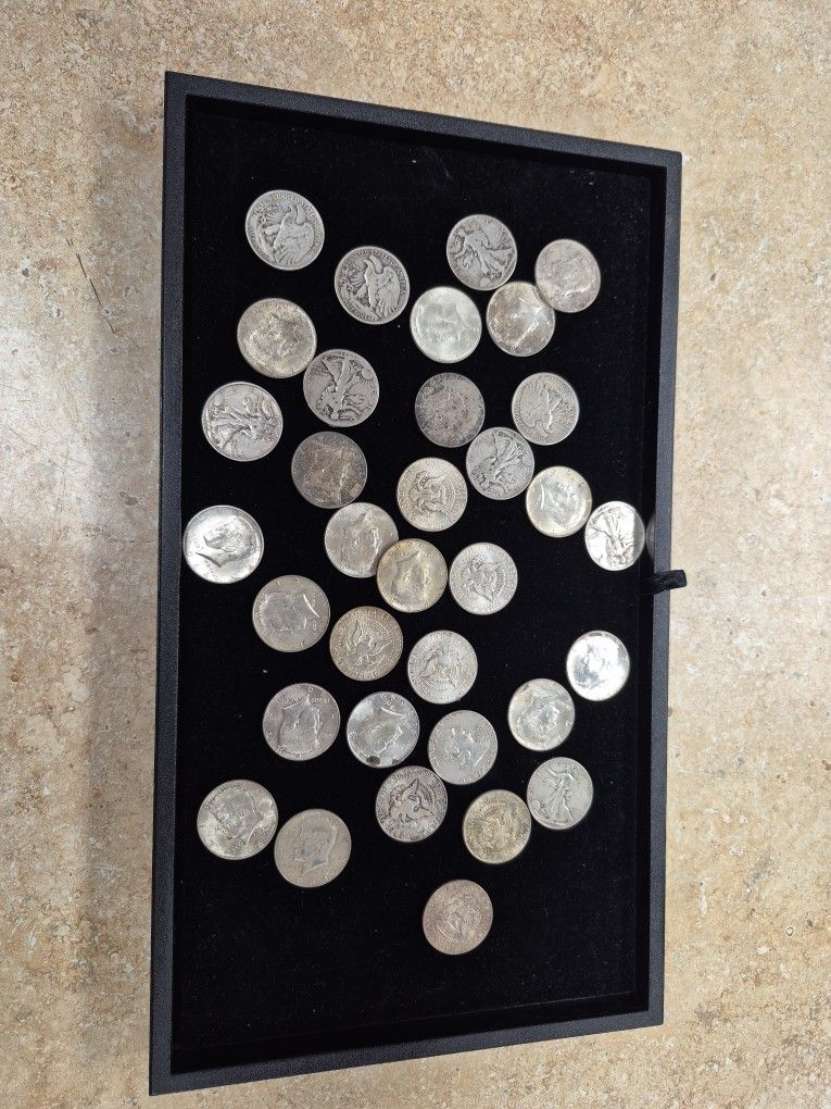 Franklin, Kennedy, Walking Liberty 90% Silver Half Dollars Price Is Spot