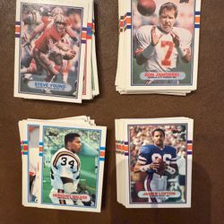 Lot Of 123 Topps Football Traded Update Cards With Hall Of Famers