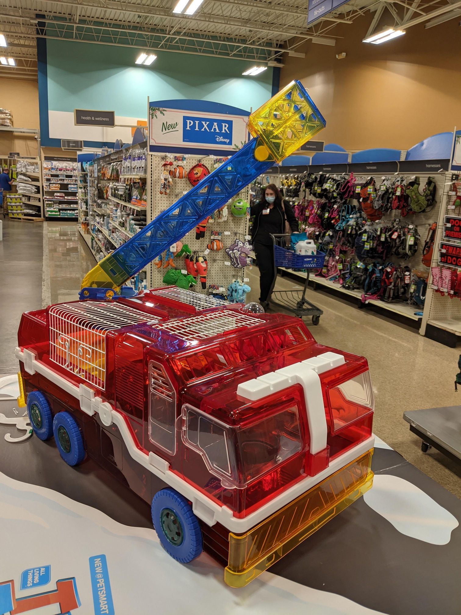 All Living Things® Tiny Tales™ XL Fire Truck Connectable Small Animal Habitat