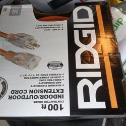 Rigid 100 Ft 10 Gauge Extension Cord