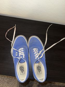 Blue Vans 