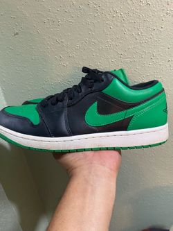 Air Jordan 1 Low Lucky Green , Authentic Size 11.5
