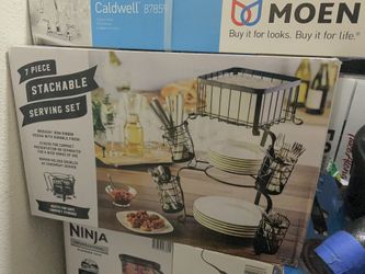 7 Piece Stackable Serving Set