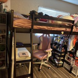 Free Twin Size Loft Bed Frame Only 