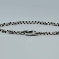 David Yurman Sterling Silver bracelets 4mm, length 8"