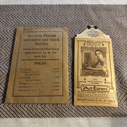 Vintage Kodak Art Corners Original Package and advertisement 