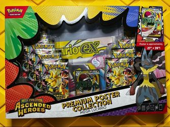 Ascended Heroes Lucario Poster Collection