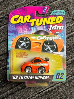 MGA Entertainment CarTuned Orange ‘93 Toyota Supra – Brand New | JDM Series 1