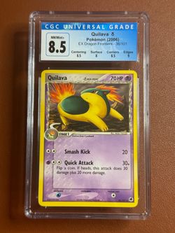 Pokemon Quilava EX Dragon Frontiers #36 CGC 8.5