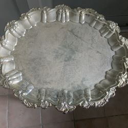 Vintage Silver Plated Tray