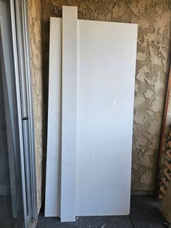 81" x 36" x 1.37" Countertop + Backsplash Quartz Man-made Stone Marble Cloud River