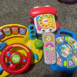 Vtech And Fisher Price Toys