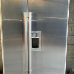 42 inch SUB ZERO SIDE BY SIDE STAINLESS STEEL