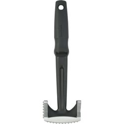 When chicken cutlets are on the menu, or you need to tenderize a tough steak, this meat tenderizer can handle the job. The side with spikes is used to