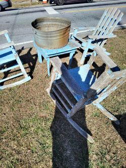 4 Piece Vintage Outdoor Set