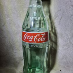 Vintage 1 Liter Coke Bottle