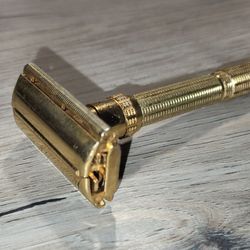 1964 Gillette TTO Gold Plated Safety Razor