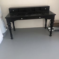 Desk Black / Dark Brown Large 