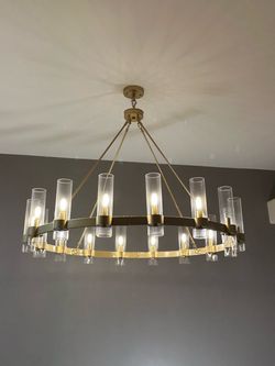 16 Light Gold Chandelier