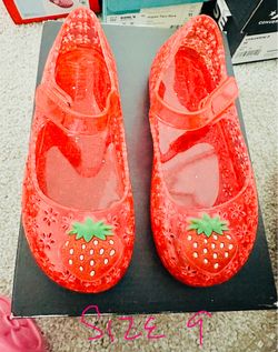 Toddler girls jelly flats