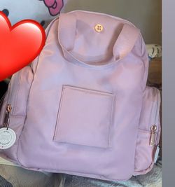 Huggies pink diaper bag