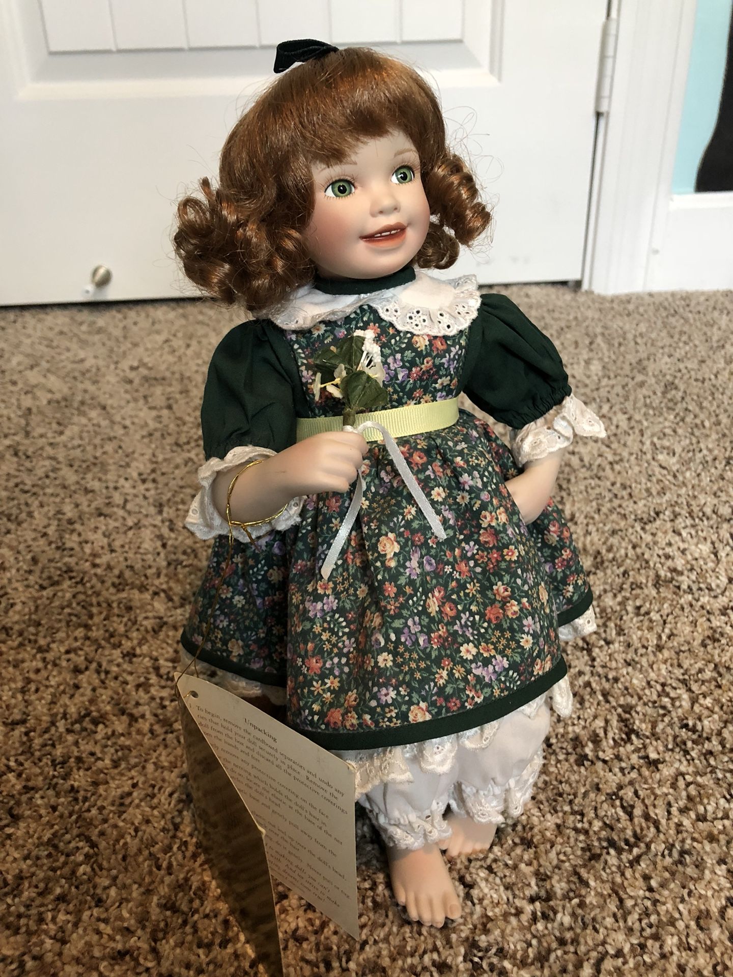 Porcelain Doll /Ceramic Statue (collectible figure, Irish, Caitlyn)