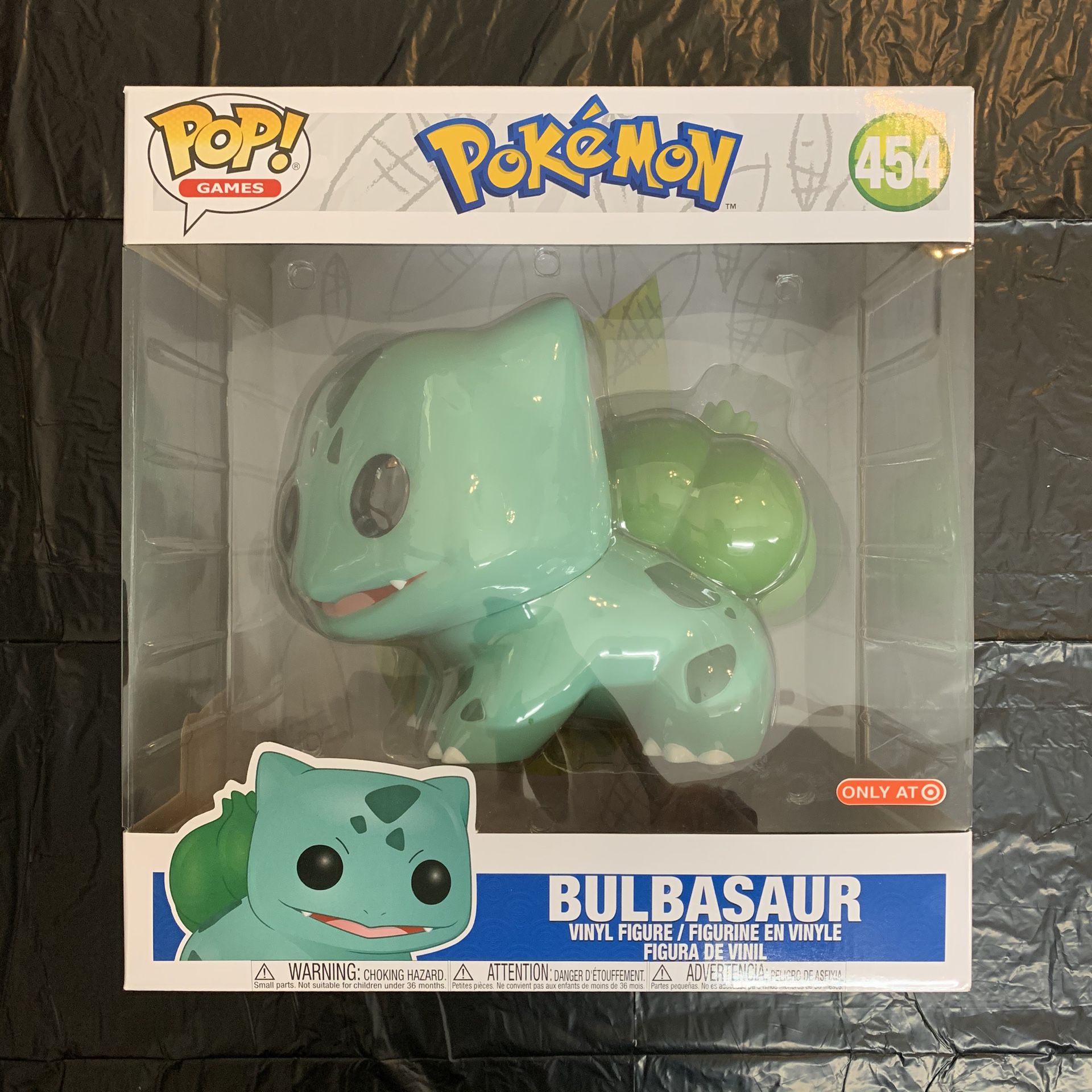 Brand new Bulbasaur 10” Inch Jumbo Funko POP Pokemon Vinyl Figure 