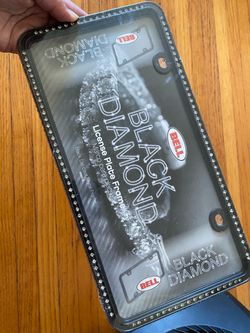 Bell Black Diamond License Plate Frame