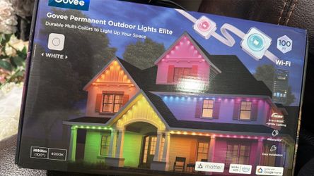 Brand new never opened or used perm outdoor lights