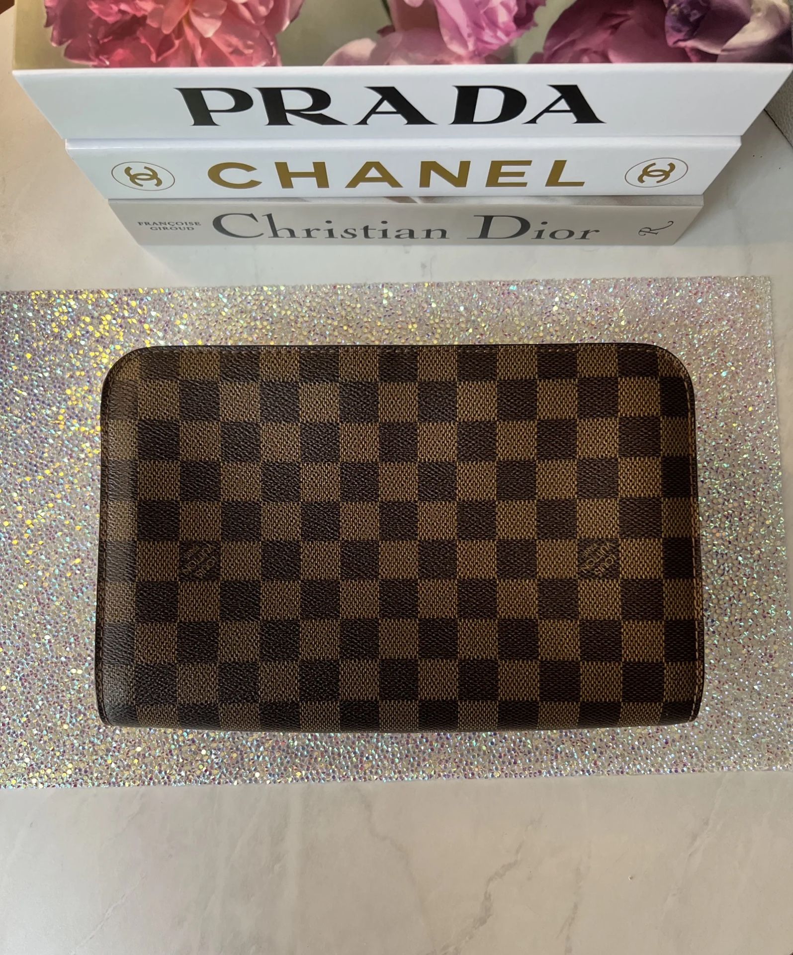 Louis Vuitton Ebene Toiletry Clutch