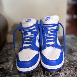 Blue High Top Retro Jordan ones
