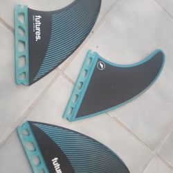 Set Of Three Future Fins Legacy Series Surfboard Fins