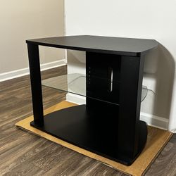 TV Table with Shelves