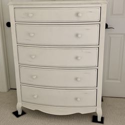 Pottery Barn Teen Weathered White Dresser