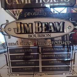 Jim Beam Bar Mirror