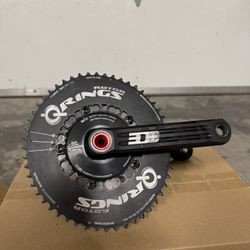 Rotor QRings 52/36 with 3D+ Crank Arms 165mm