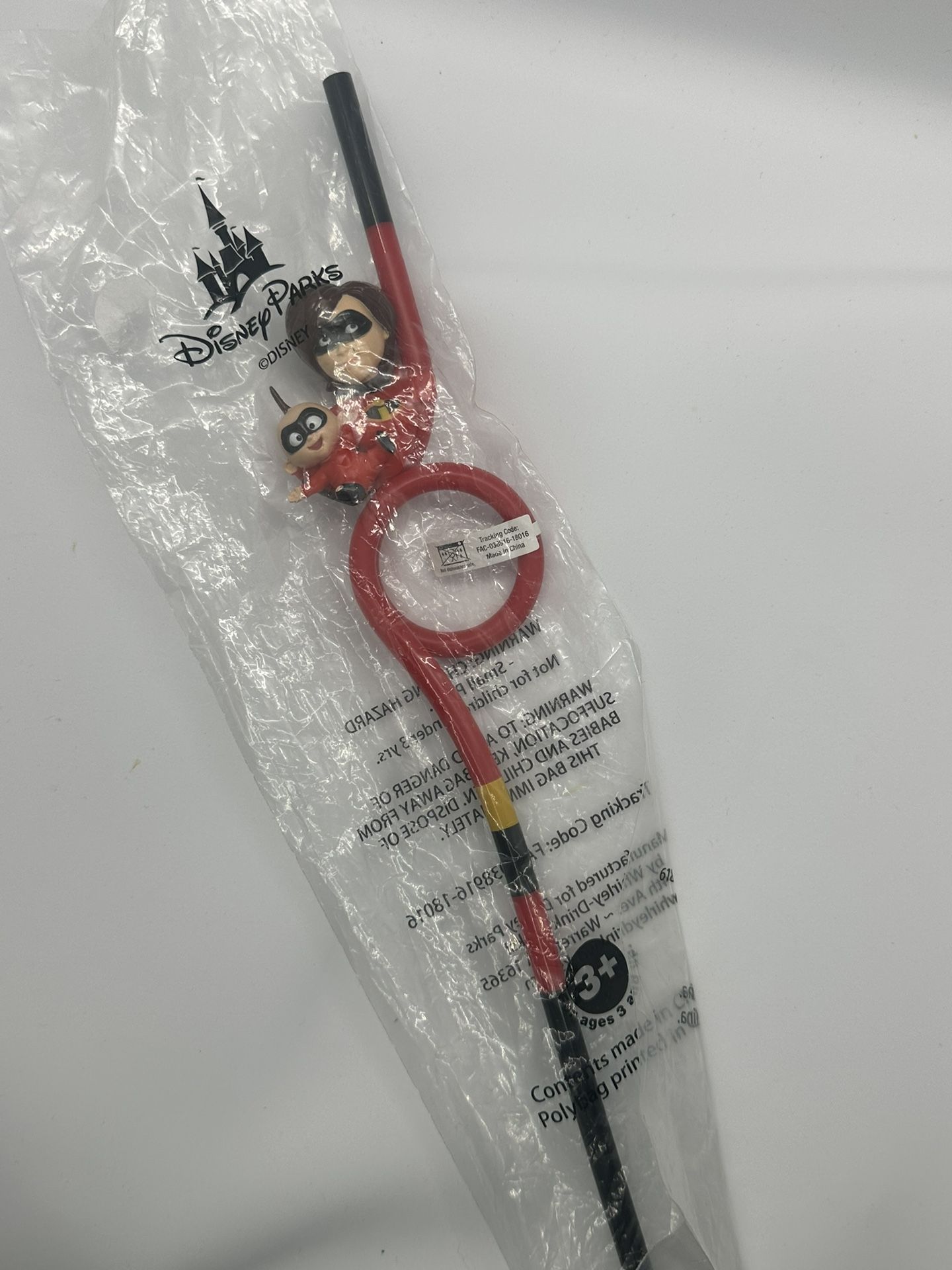 Two Disney Collectible Straws