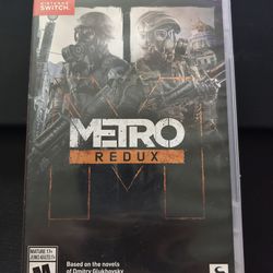 I’m asking$25 for  Metroredux  for the Nintendo switch the original case
