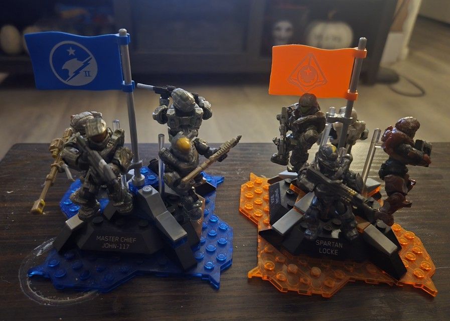 Halo Mega Construx Blue Team And Fireteam Osiris