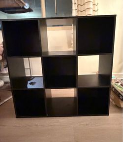Black 9 Cube Organizer Shelf