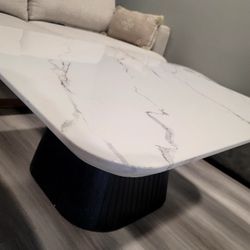 Coffee Table Faux Marble Top