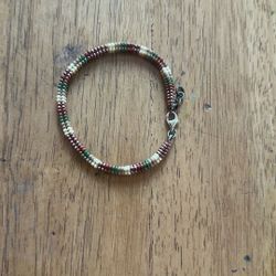  (Hand Made),(Harringbone Stitch), (Terracotta Bronze Kaki Green Olive Green) Size 8 To 8 1/2