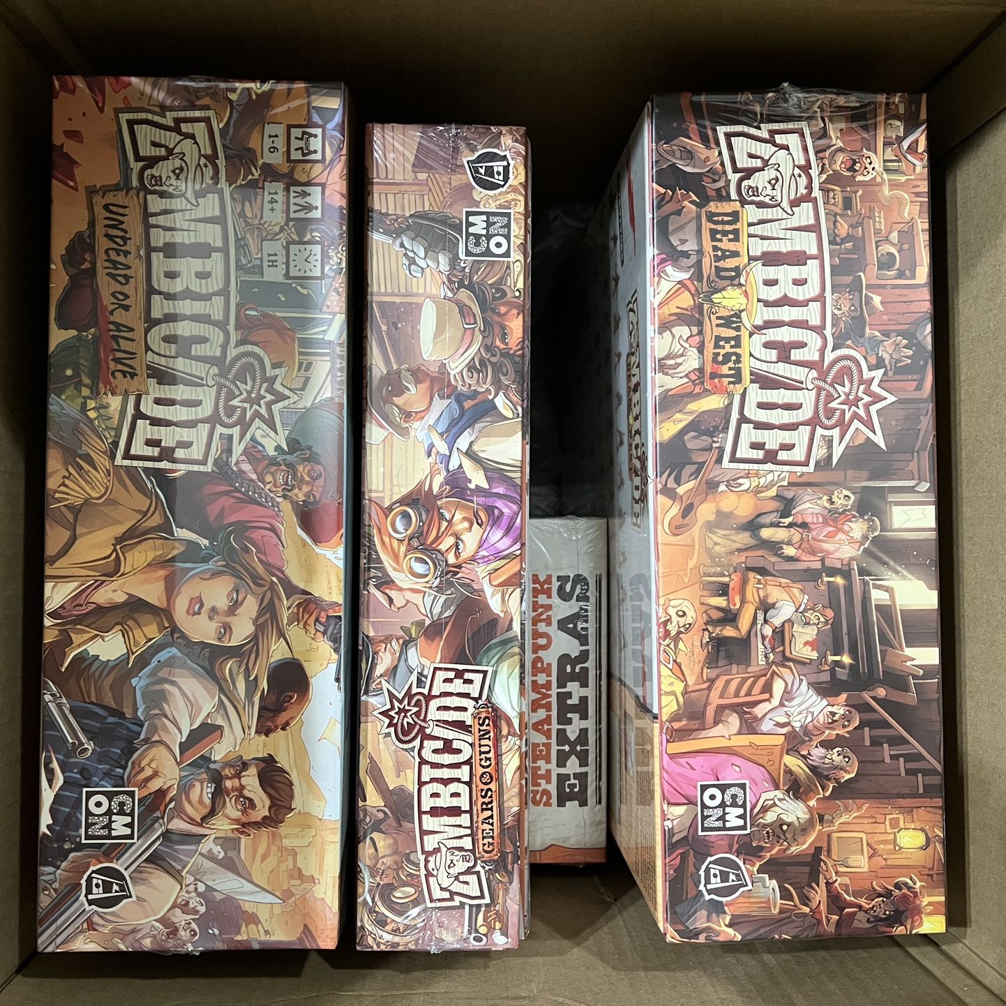 CMON Zombicide Undead Or Alive Kickstarter Pledge With Gears Guns Expansion And Steampunk Extras