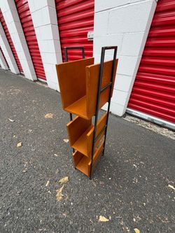 In the Style of Jacques Adnet - Diminutive Bookcase / Magazine Holder